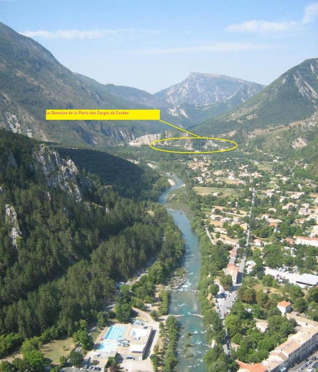 Camping Panoramique Du Verdon Castellane Εξωτερικό φωτογραφία